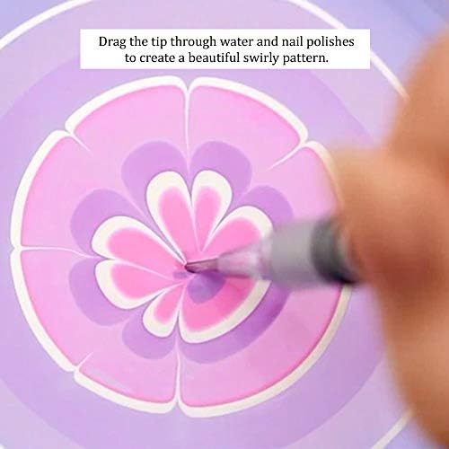 Winstonia stainless steel tool being used for detailed cuticle cleanup during a gel manicure.