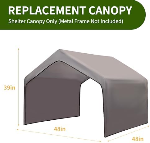 Heavy duty pet canopy topper with ground nails for wind protection