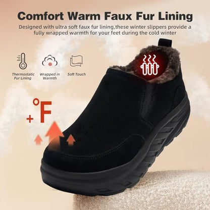 Sole view of OrthoComfoot diabetic slippers highlighting the slip-resistant rubber tread.