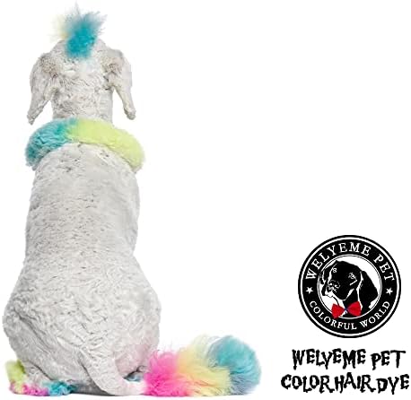 Welyeme permanent pink hair dye for horses and dogs