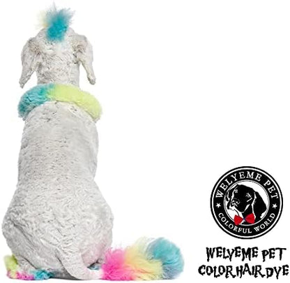 Welyeme permanent pink hair dye for horses and dogs