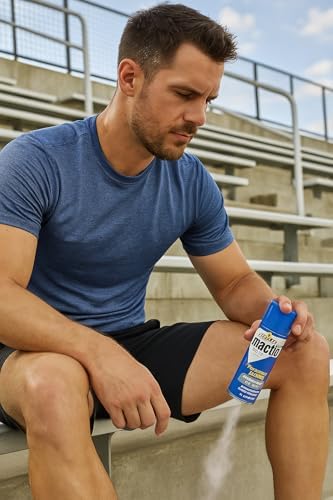 Tinactin talc free spray can side profile detailing ingredient facts
