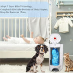 Quexiaokang Spehulg diaper pail refills lifestyle nursery setup view
