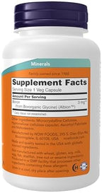 NOW Supplements, Boron 3 mg (Bororganic Glycine), Structural Support*, 250 Veg Capsules - Image 3