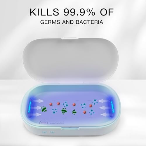 Side view showing magnetic cover of Trettitre UV box