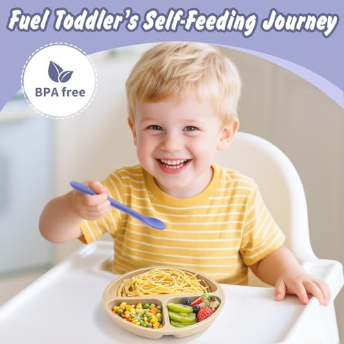 Close up of food grade silicone baby spoon texture