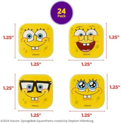 Close up of expressive SpongeBob face ring decoration
