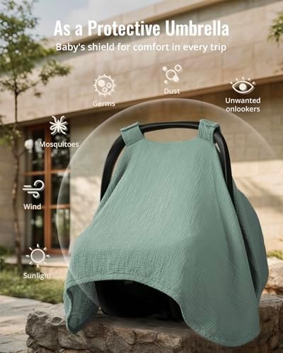 Blissful Diary nursing cover used for breastfeeding with arch neckline