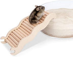 Niteangel Hamster Climbing Toy Wooden Ladder Bridge for Hamsters Gerbils Mice and Small Animals (Medium - 8.26'' L) - Image 5