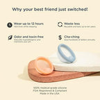 Saalt menstrual disc removal notch detail for easy use