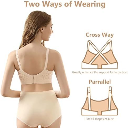 4How seamless nursing bra inner crossover layer