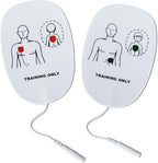 Adult and child compatible AED training pads for XFT-120GA model.