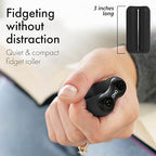 Close up view of the dual silent cylinders on the black junior size sensory device