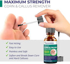 Bangbrek extra strength foot corn remover with precision brush applicator