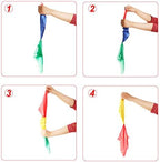 Close up of Hestya silk magic trick hanky