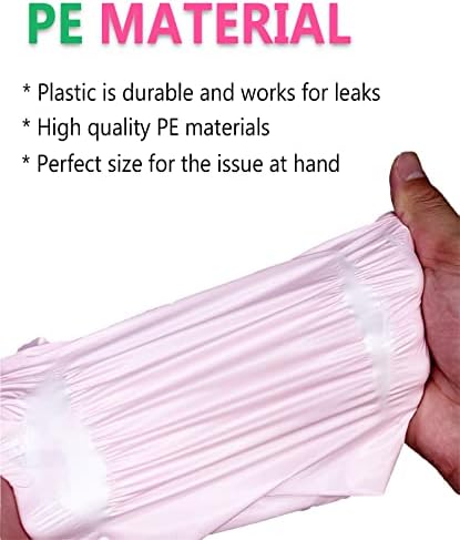 Pink opaque feminine hygiene bags with self-adhesive sealing strip