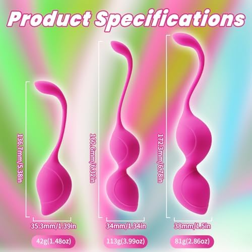 Medical grade silicone texture of Ama Choice Kegel balls