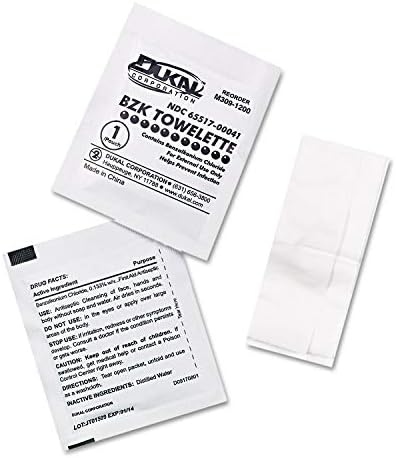 Individually wrapped FAE-4002 antiseptic towelettes for wound care