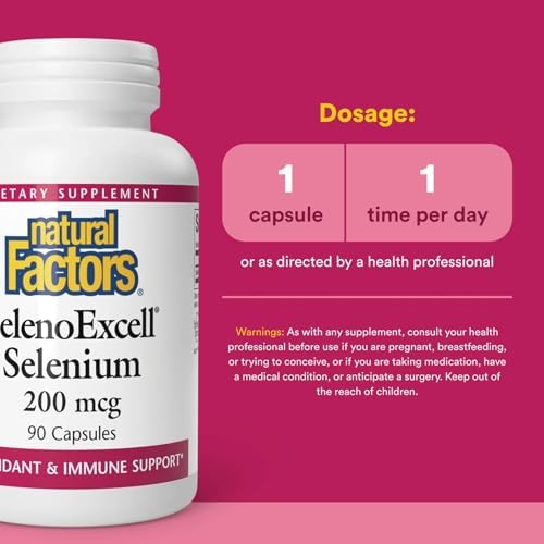USA imported antioxidant mineral capsules by Natural Factors showing non-GMO certification