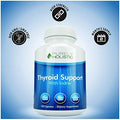 Purely Holistic Thyroid Support 120 capsules front bottle view for metabolism balance