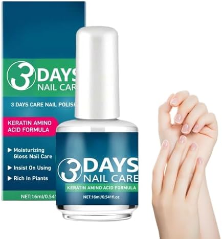 Keratin infused nail care oil being applied to dry cuticles for deep hydration