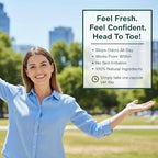 Parmint internal freshness capsules displayed with herbal elements representing natural gut detox.