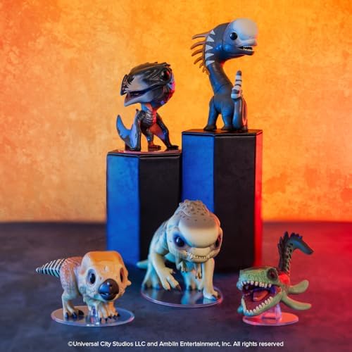 Funko Pop Movies Jurassic World dinosaur vinyl toy side profile view