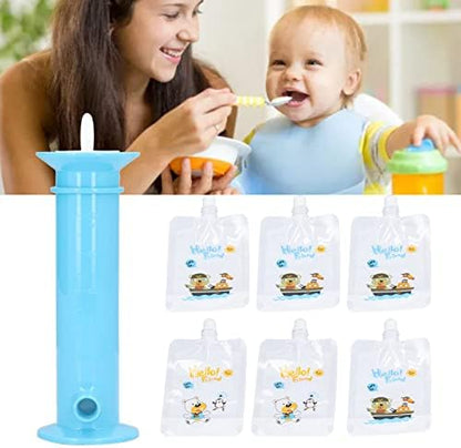 Sorandy baby fruit squeezer plunger dispensing homemade puree