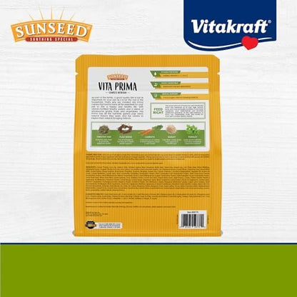 Sunseed Vita Prima complete nutrition pet food bag standing upright