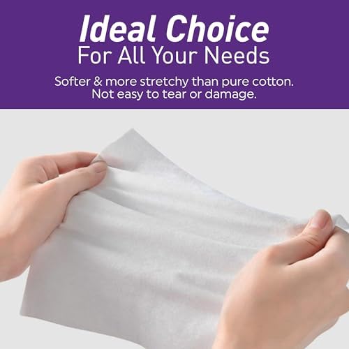 Soft absorbent dry wipes for baby care and sensitive skin