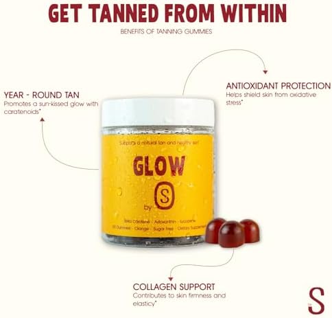 Close up view of the supplement facts panel on the Tansolara sugar free skin support bottle