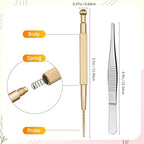 Honoson ear seed stickers inside transparent storage container