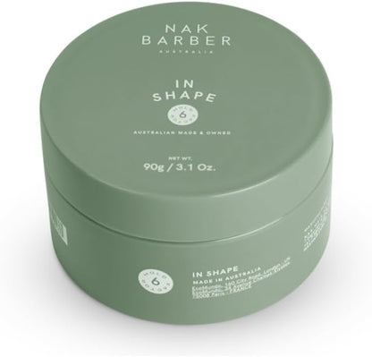 NAK Barber In Shape styling clay 90g front view for men hair