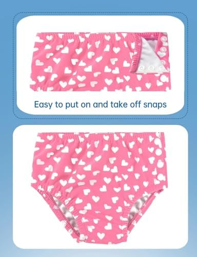 weVSwe baby swim diaper side snap closure detail