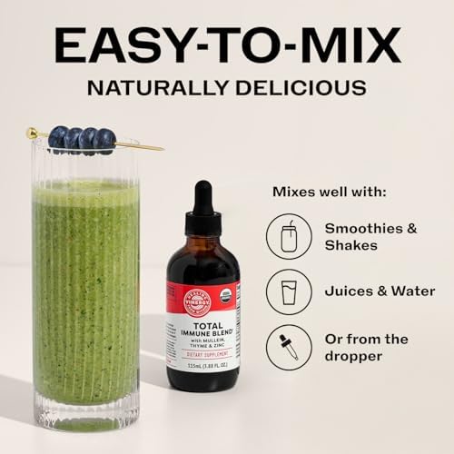 Vimergy non-GMO immune booster drops featuring organic zinc sulfate