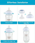 Durable and flexible teething friendly silicone replacement cup spouts