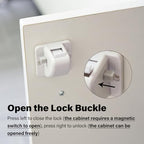Step by step adhesive installation of Kimitimi magnetic locks