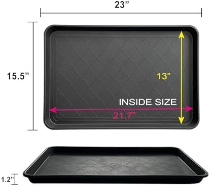 PetLike heavy duty shoe tray with raised waterproof edges