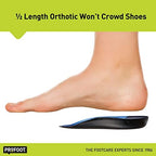 Close up of the gel heel pad designed for plantar fasciitis relief