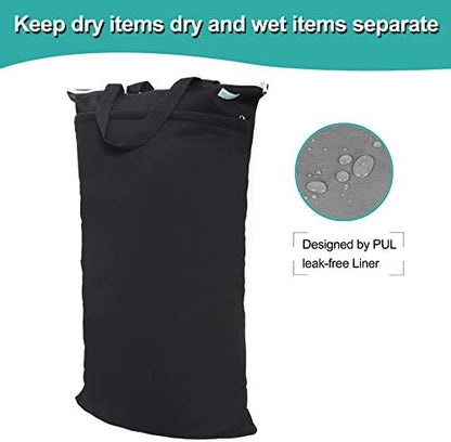 Wegreeco hanging bag showing large capacity with diapers