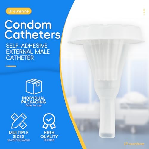 Detailed view of LP-sunshine 29 millimeter condom catheter