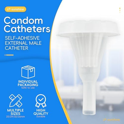 Detailed view of LP-sunshine 29 millimeter condom catheter