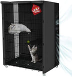 Explore Land cat cage cover mesh side panel design showing optimal ventilation structure