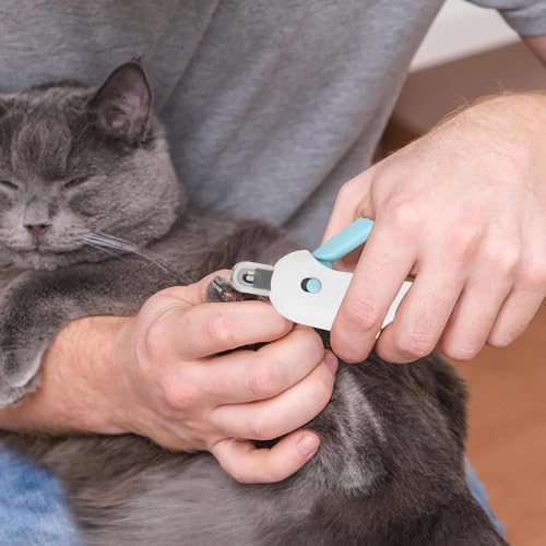 IFIAM cat nail clipper with hidden built in nail file exposed