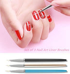 Demonstration of precision fine line work using the liner brush