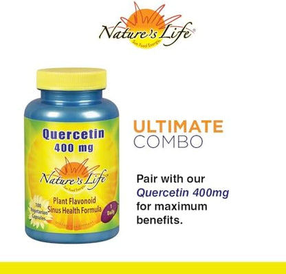 Nature's Life wellness product showing 500 Milligram lemon bioflavonoids daily tablets