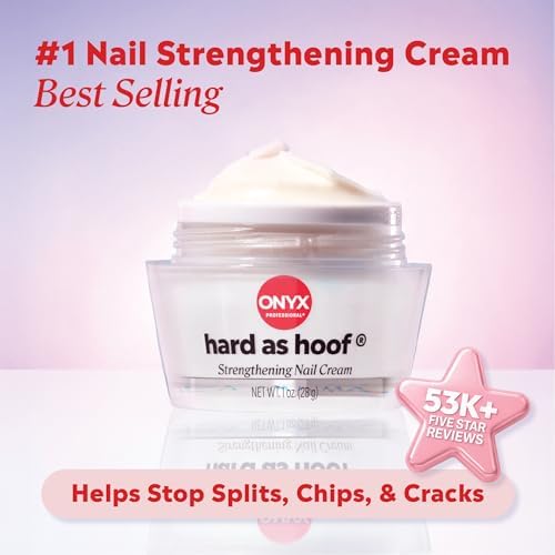 Close up of Onyx Professional nail strengthening cream texture