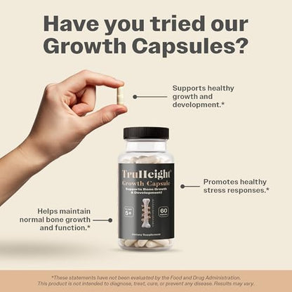 TruHeight 60 capsule bottle for bone strength