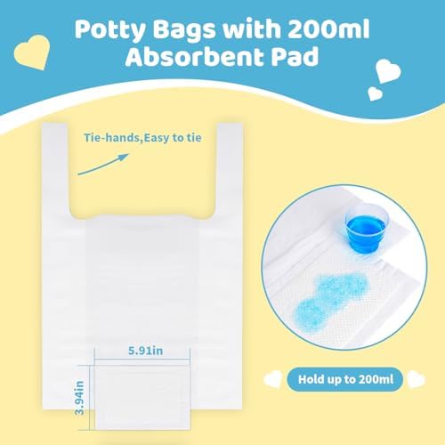Newnice potty liners absorbent pad detail
