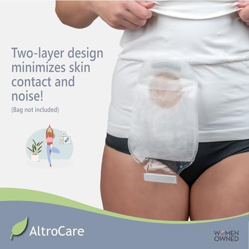 AltroCare ostomy support band showing inner pocket mechanism for pouch containment